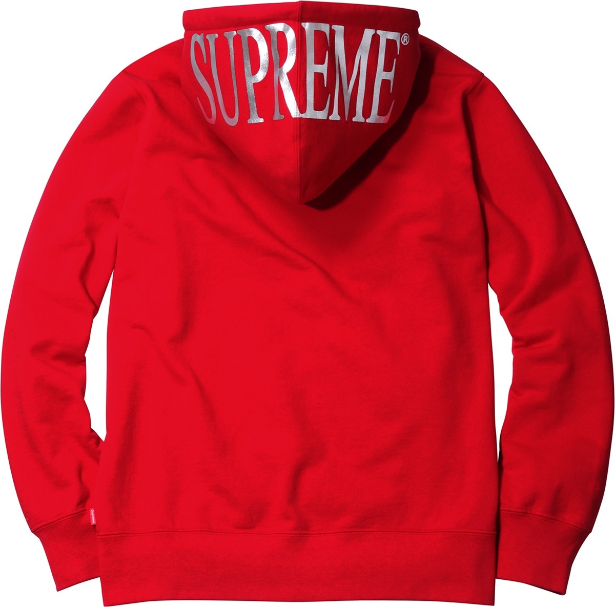 Hooded Foil Logo Zip Up view 3